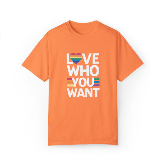 Empowering Diversity: 'Love Who You Want' Expressive T-Shirt - Pandaize