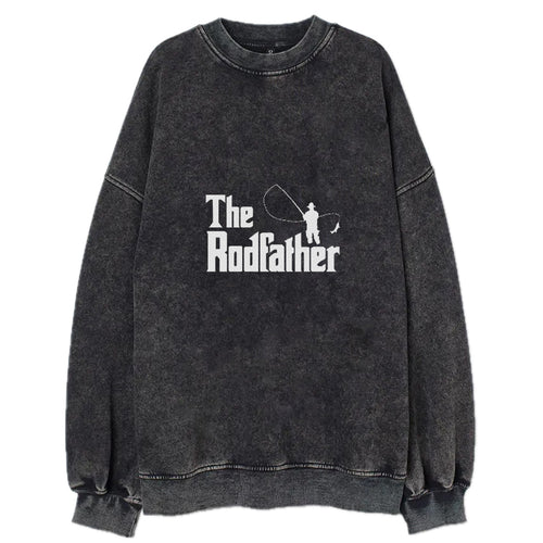 The Rodfather Fishing Vintage Sweatshirt