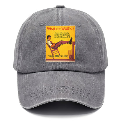 wish or work Hat