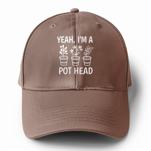 Yeah I'm A Pot Head Solid Color Baseball Cap