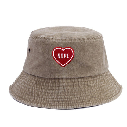 nope heart Hat