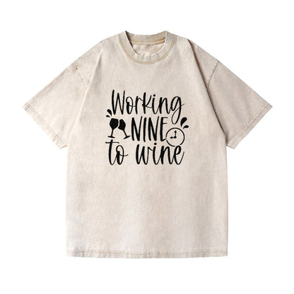 working nine to wine Hat