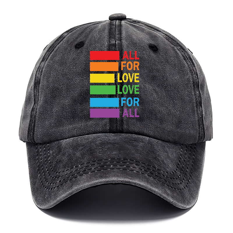  all for love love for all Hat