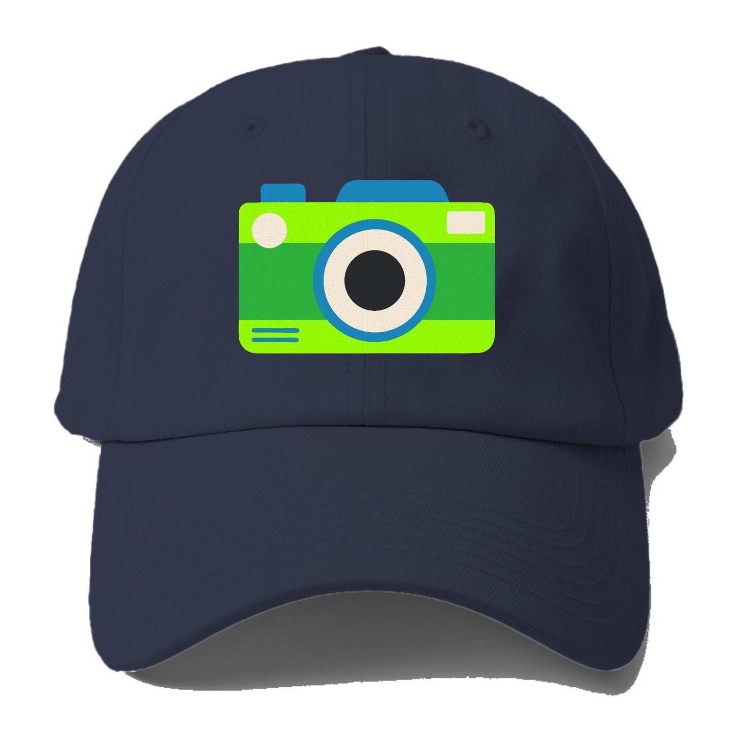 Retro 80s Camera Green Hat