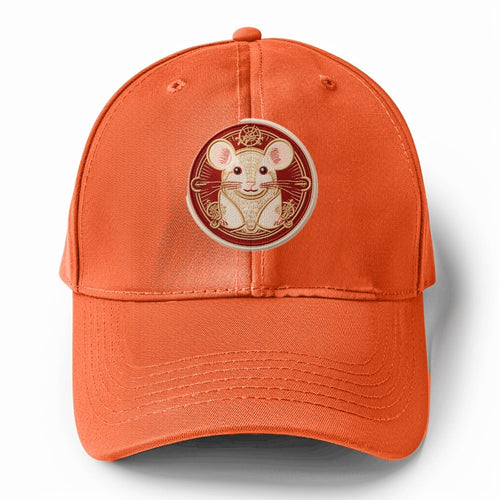 Lucky Mouse Solid Color Baseball Cap