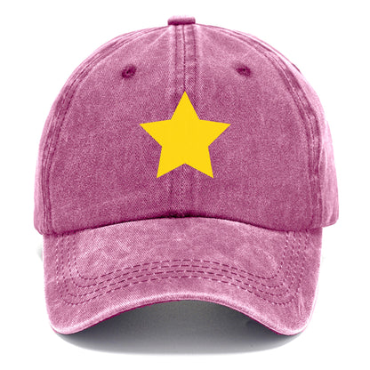 Retro 80s Star Yellow Hat