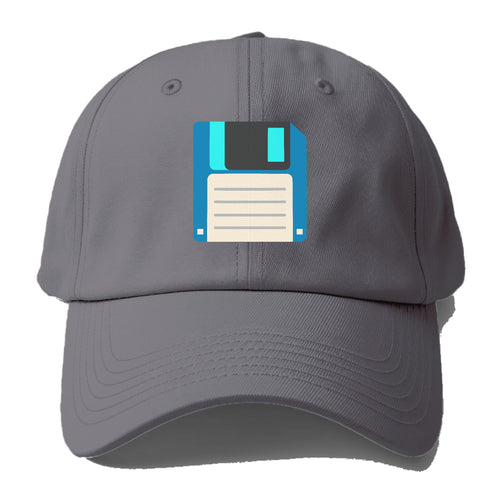 Retro 80s Floppy Disk Blue Baseball Cap