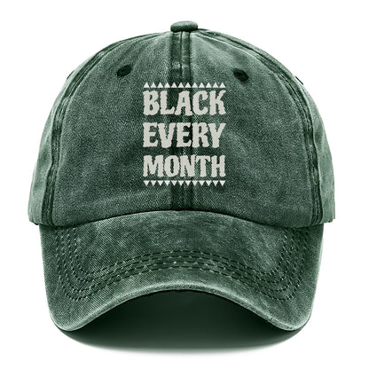 Black Every Month Hat