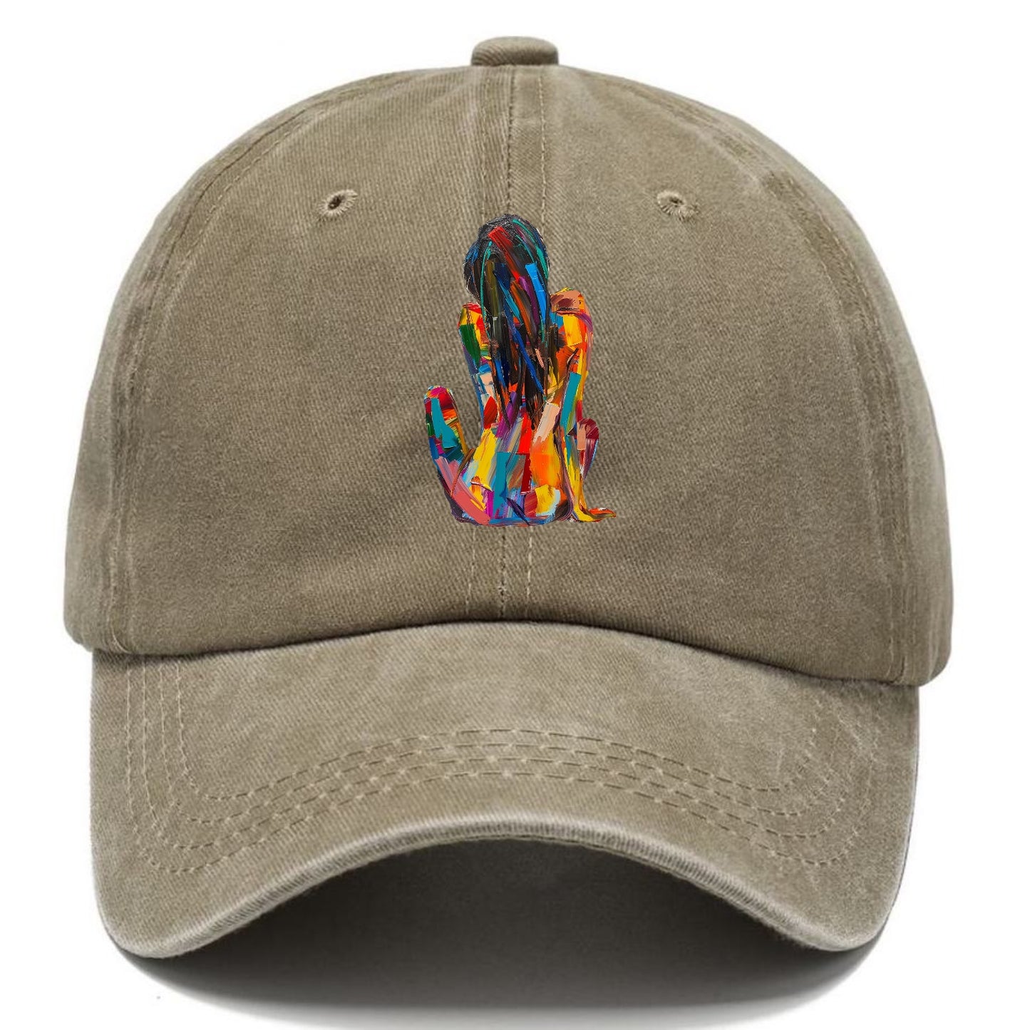 Vibrant Reflection Abstract Beauty Hat