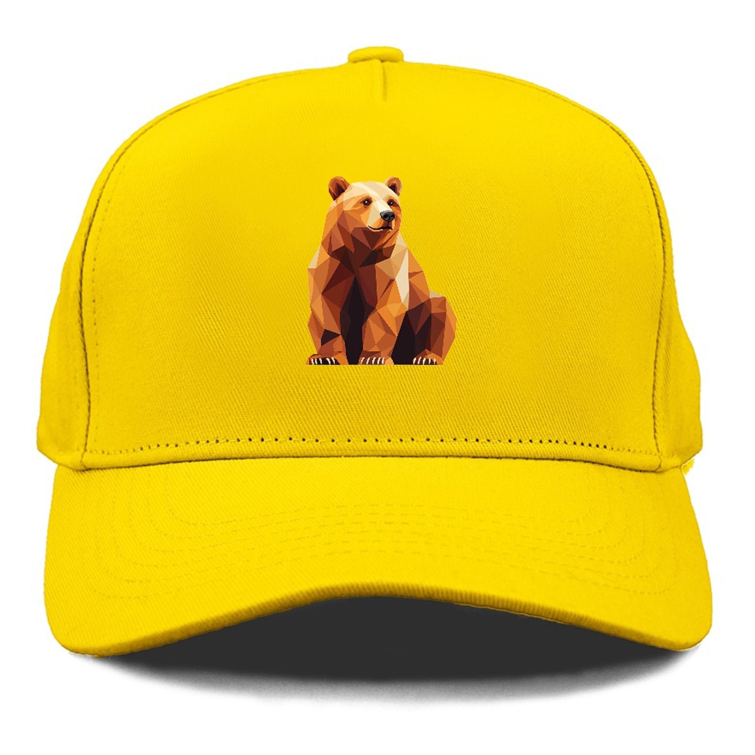 Geometric Bear in Rest Hat