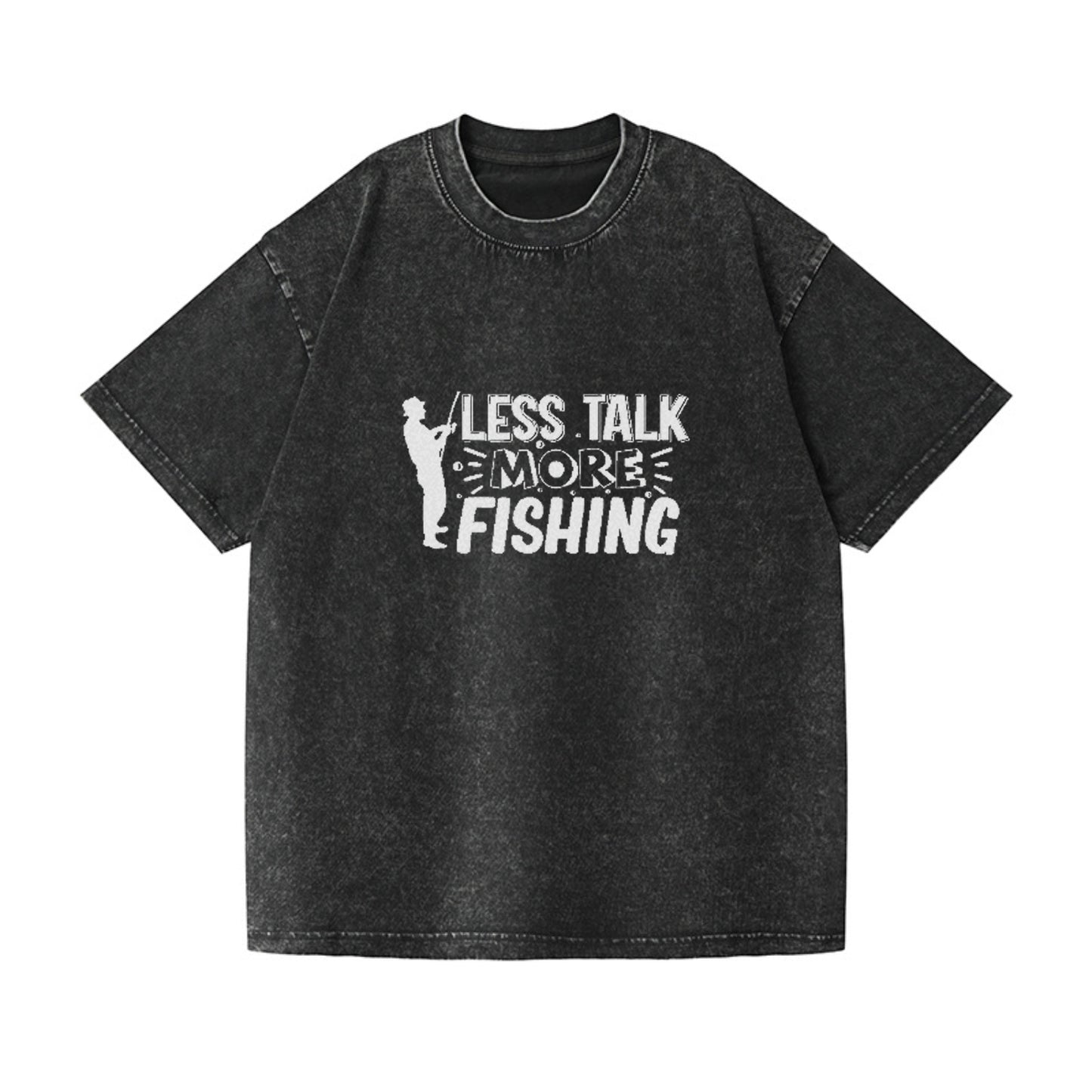 less talk more fishing Hat