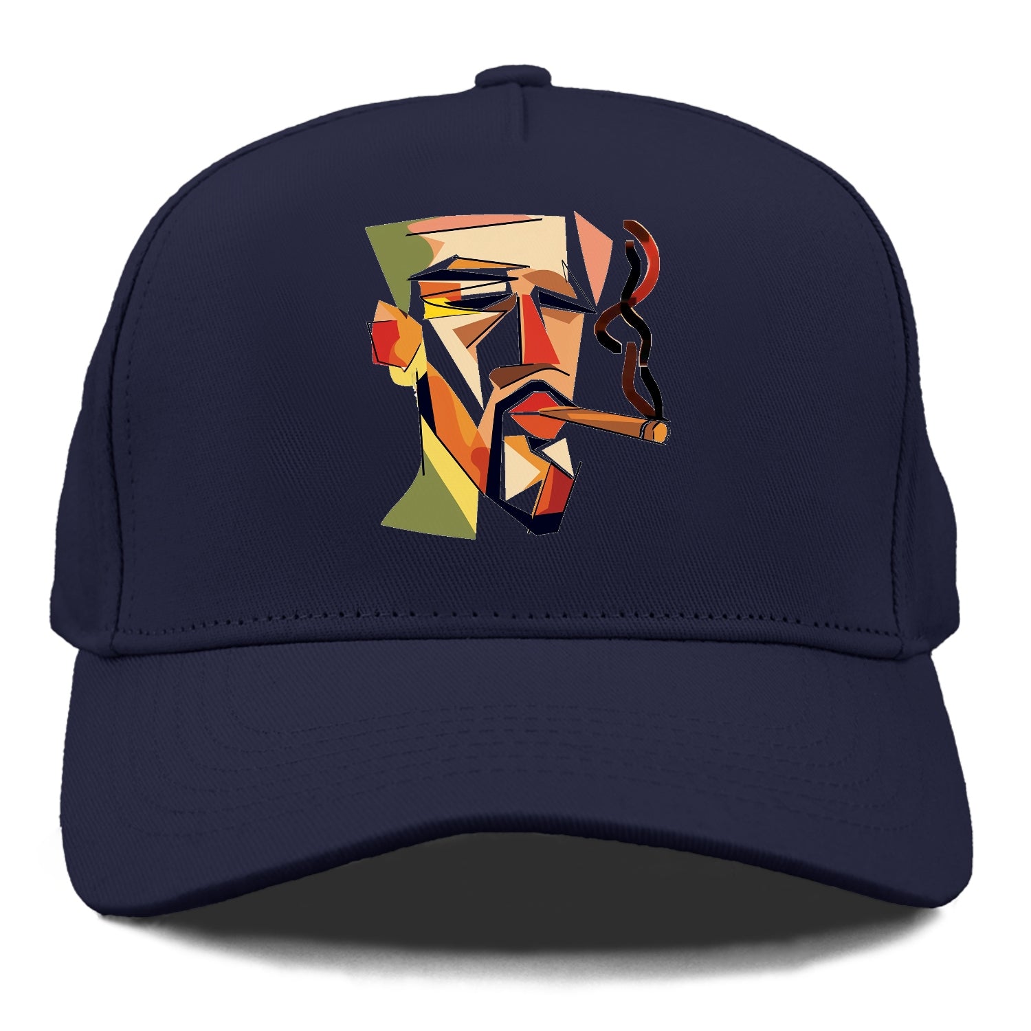 Cigar Cool Abstract Expression Hat