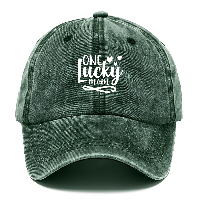 One lucky mom 1 Hat