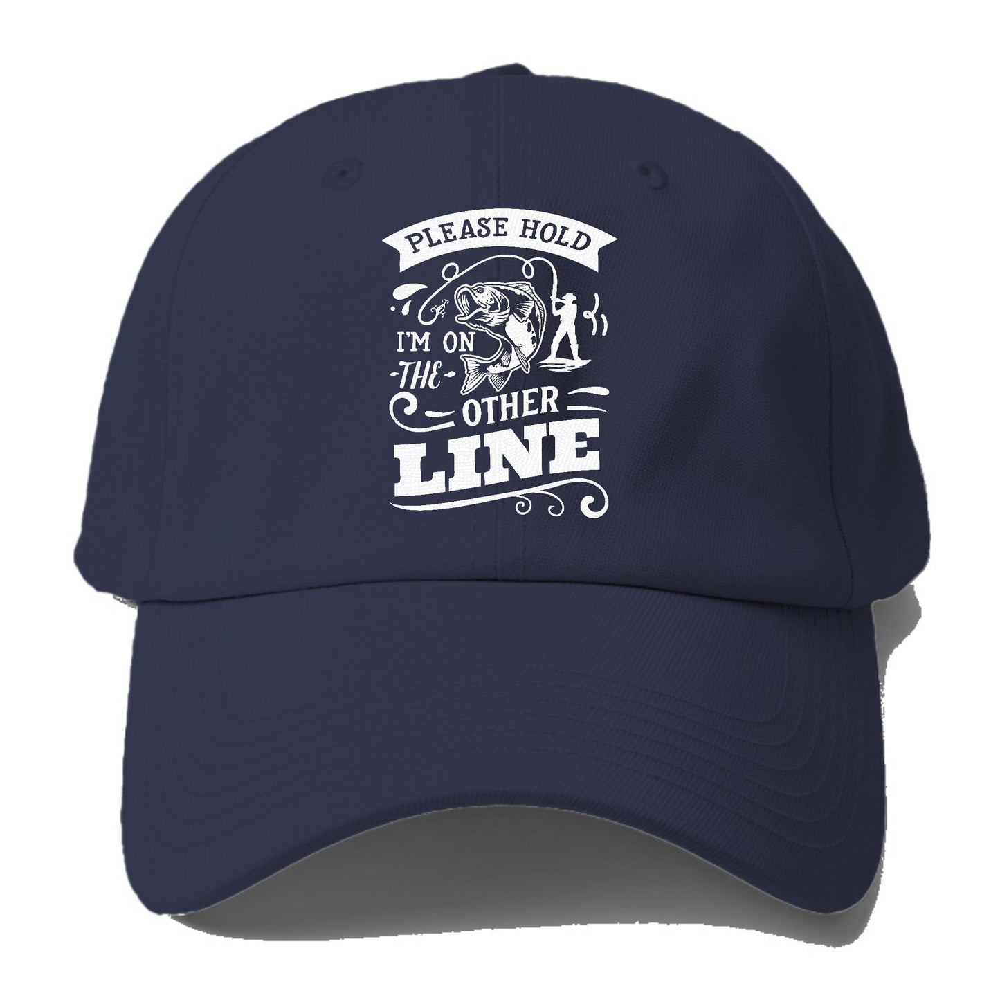 Please hold Im on the other line Hat