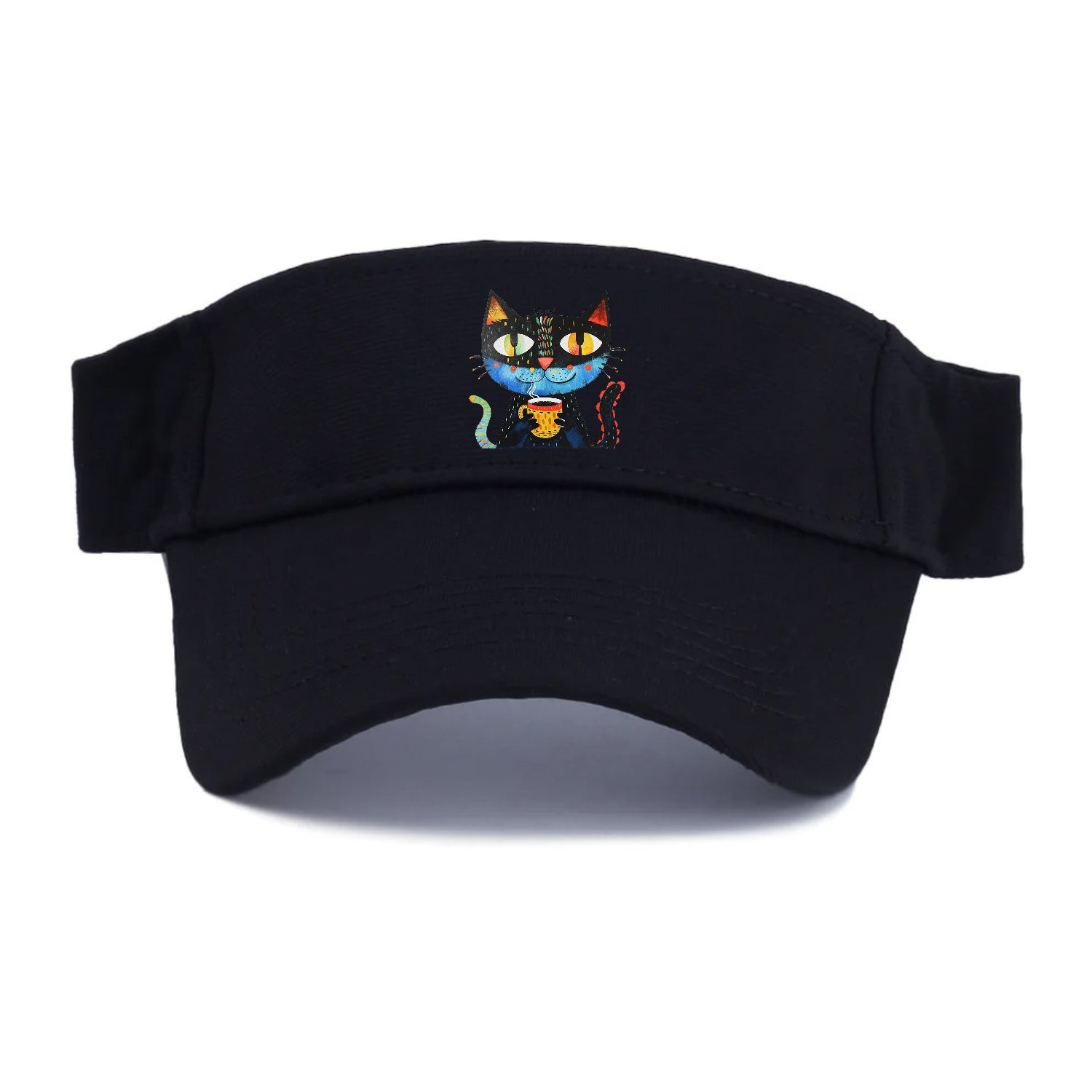 Coffee Cat Vibrant Mornings Hat