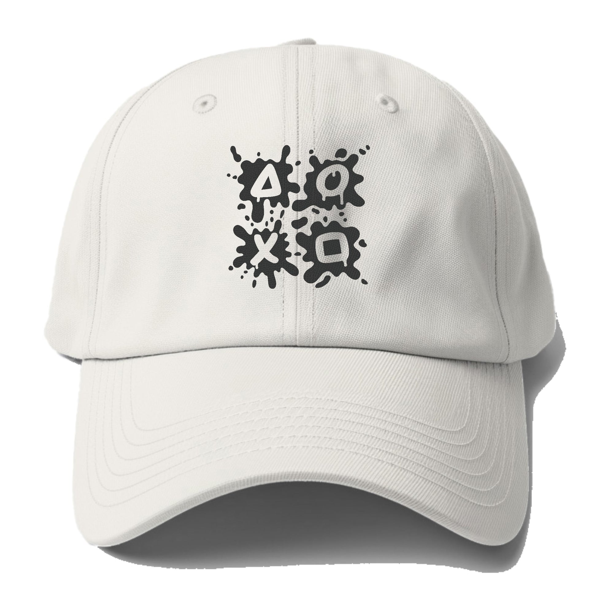 A B X Y Buttons Paint Splatter Hat