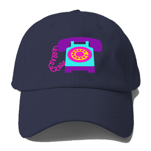 Retro 80s Telephone Baseball Cap For Big Heads