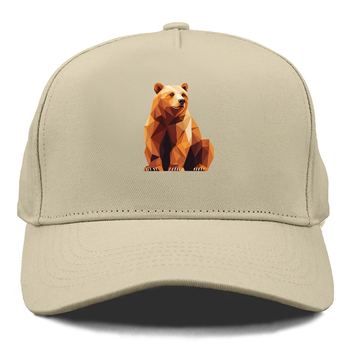 Geometric Bear in Rest Hat