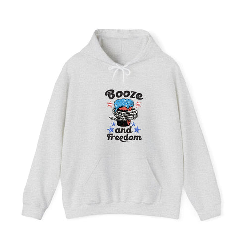 Booze And Freedom Hooded Sweatshirt