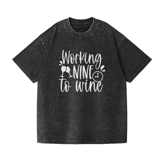 working nine to wine Hat