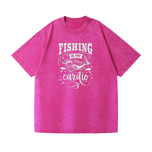 Fishing Is My Cardio Vintage T-shirt