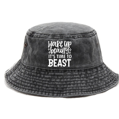 Wake Up Beauty Is Time To Beast Hat