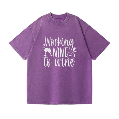 working nine to wine Hat