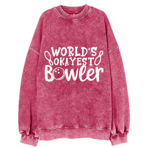 Bowl In Style: Unleash Your Inner Bowler Vintage Sweatshirt