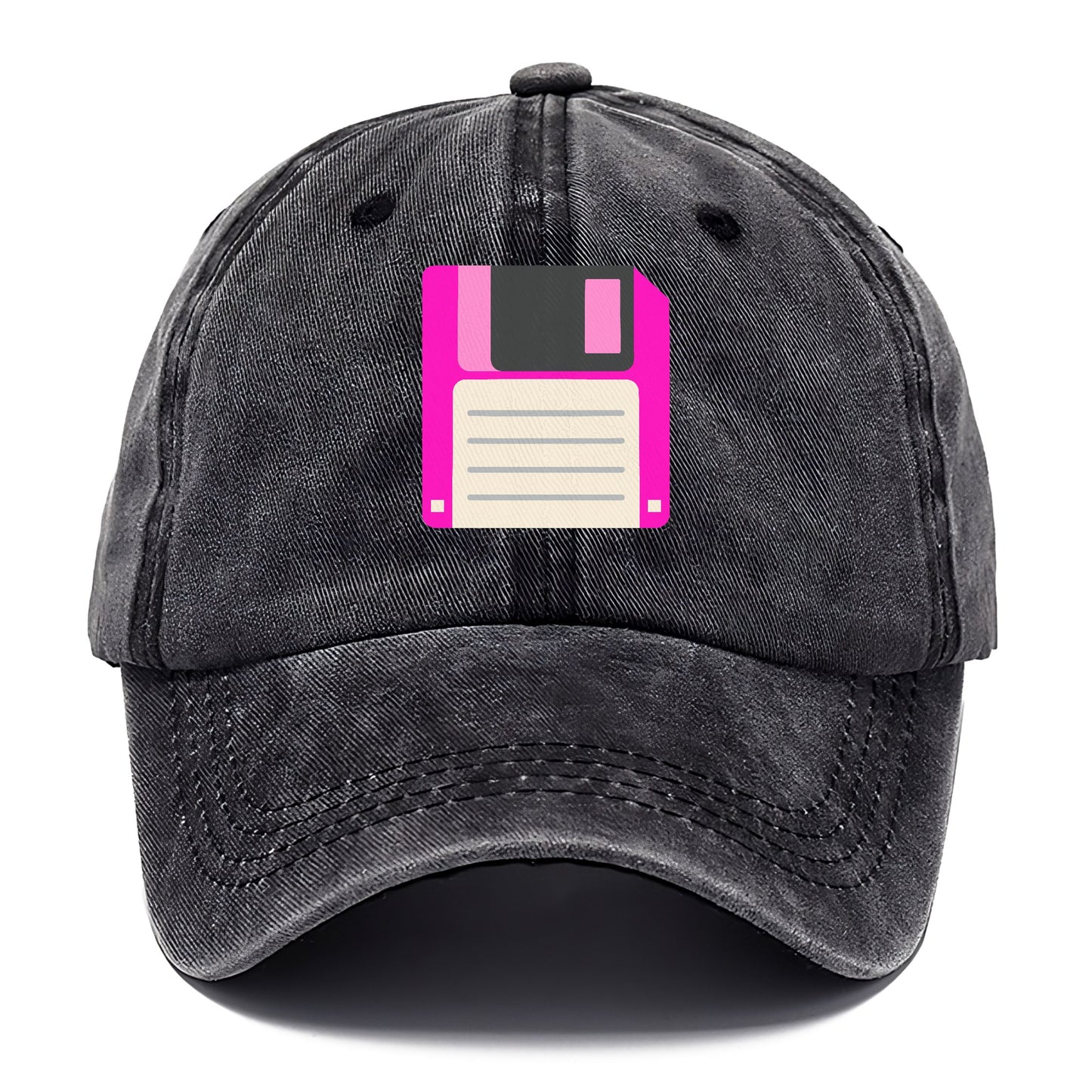 Retro 80s Floppy Disk Pink Hat