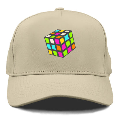 Retro 80s Rubik's Cube Hat