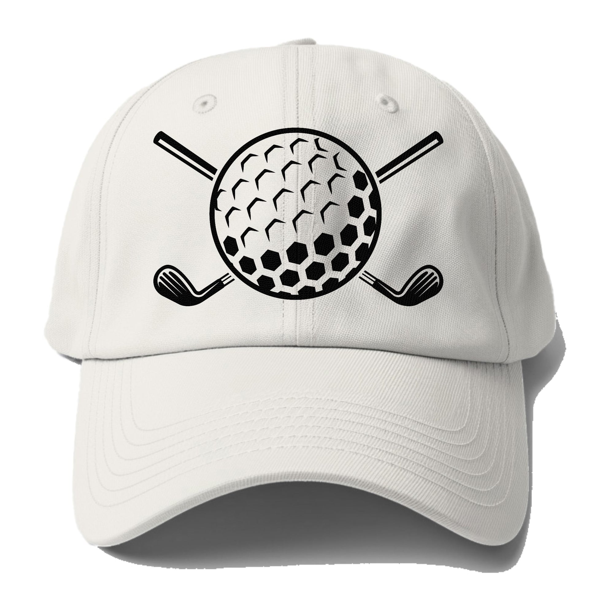 Golf Ball and Clubs! Baseball Cap for Big Heads Pink