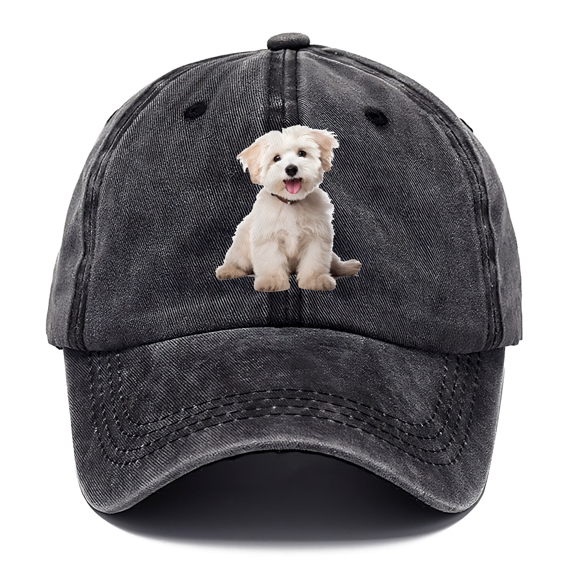 Adorable white puppy Hat