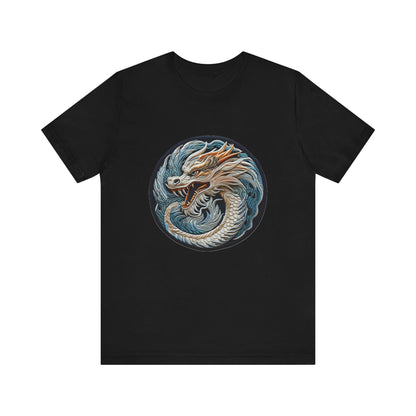 ドラゴン ゾディアック ユニセックス ジャージ 半袖 Tシャツ