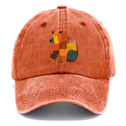 Patchwork Bear Hat