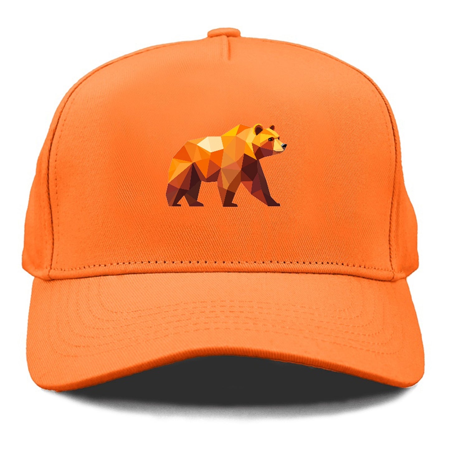 Geometric Bear on the Move Hat