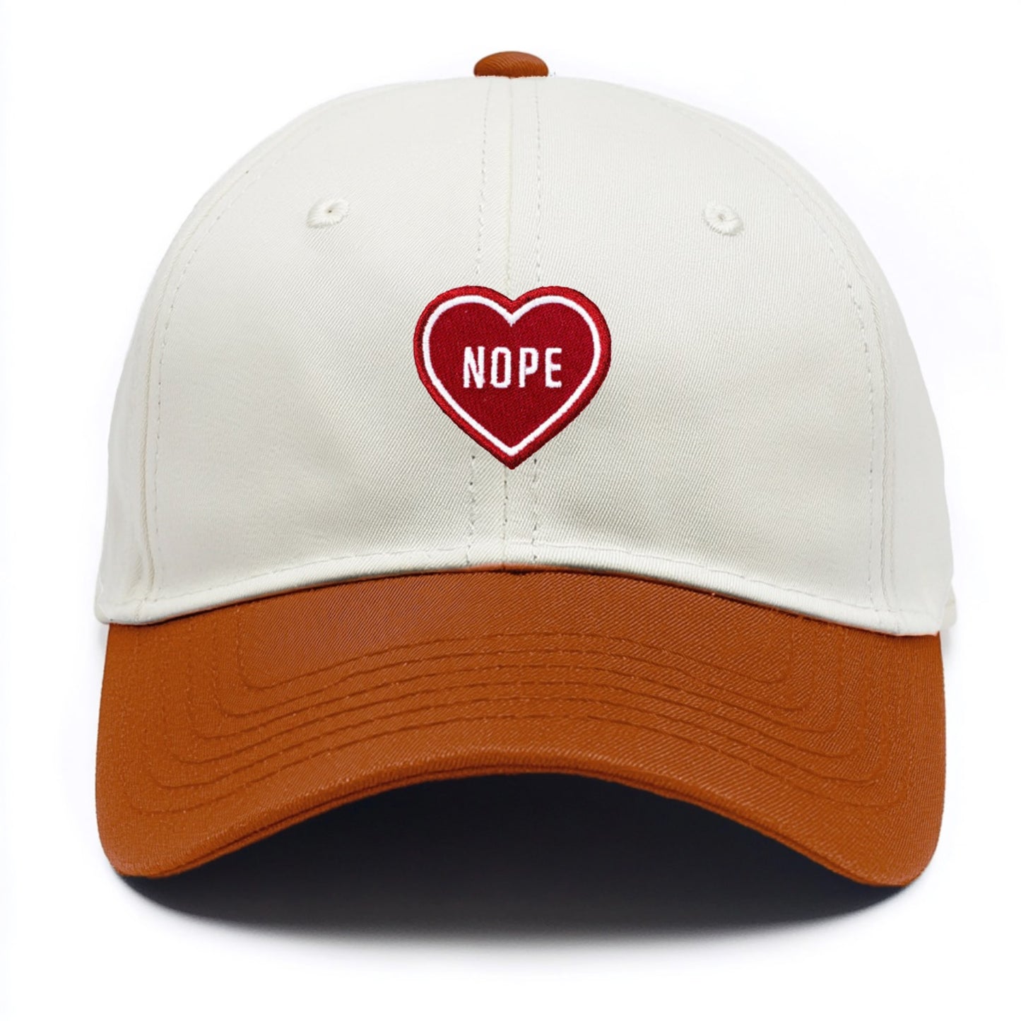 nope heart Hat