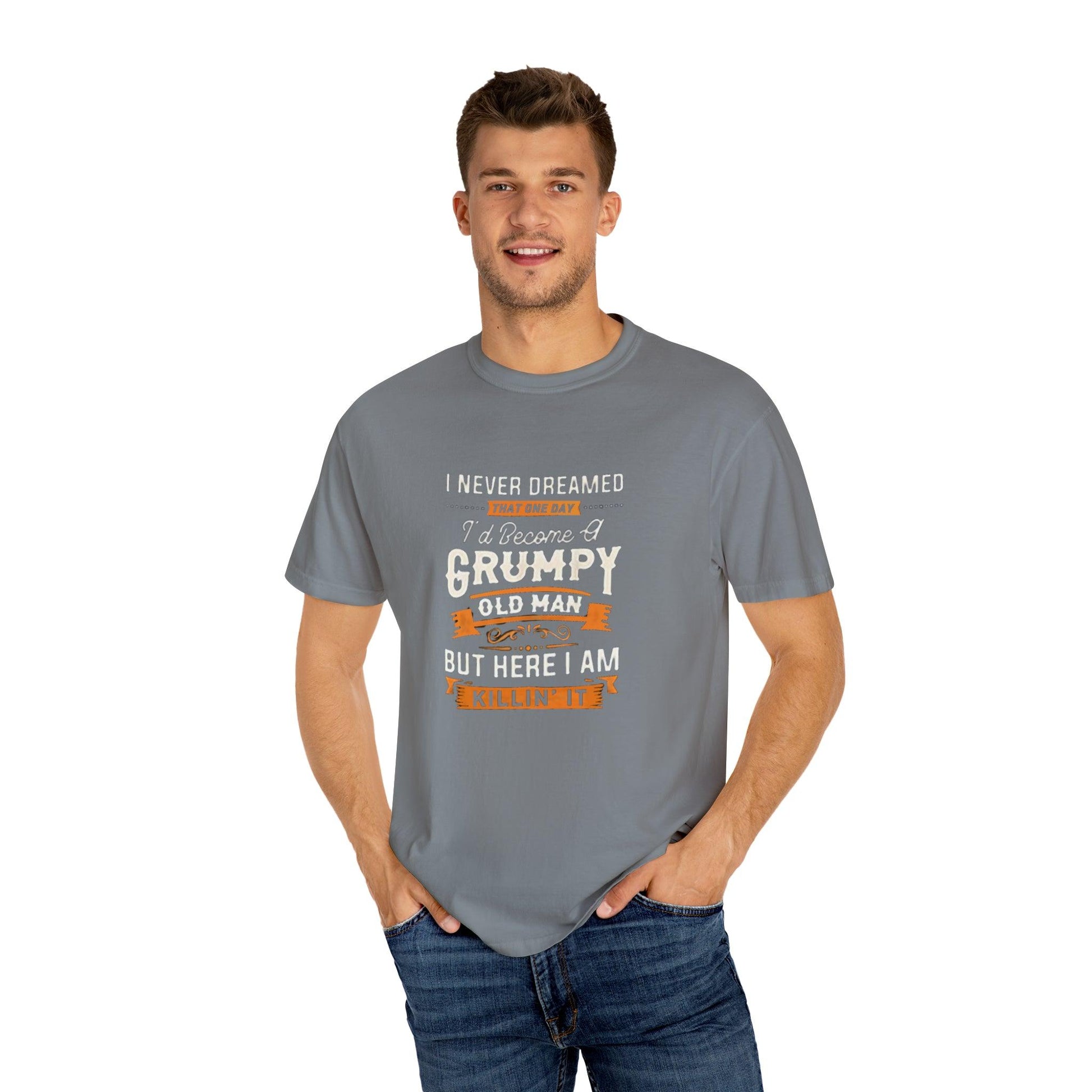 Grumpy and Proud: The Bold T-Shirt for Seniors with Attitude - Pandaize