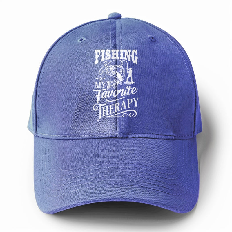 Fishing is my favorite therapy Hat