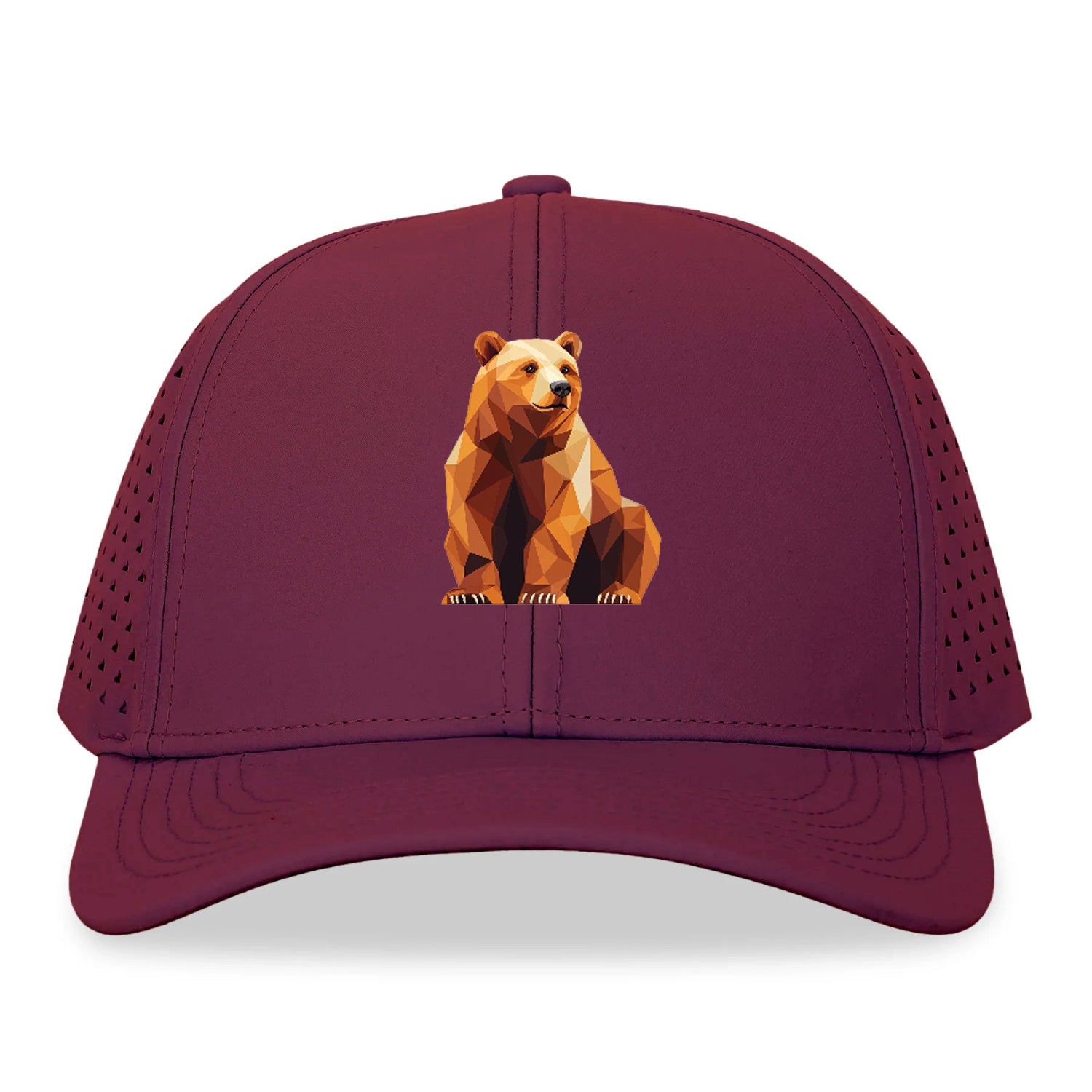 Geometric Bear in Rest Hat