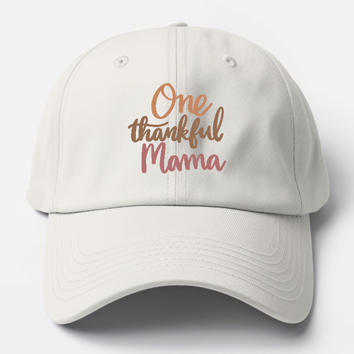 One Thankful Mama Baseball Cap