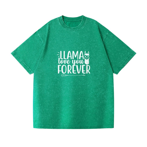 Llama Love You Forever Vintage T-shirt