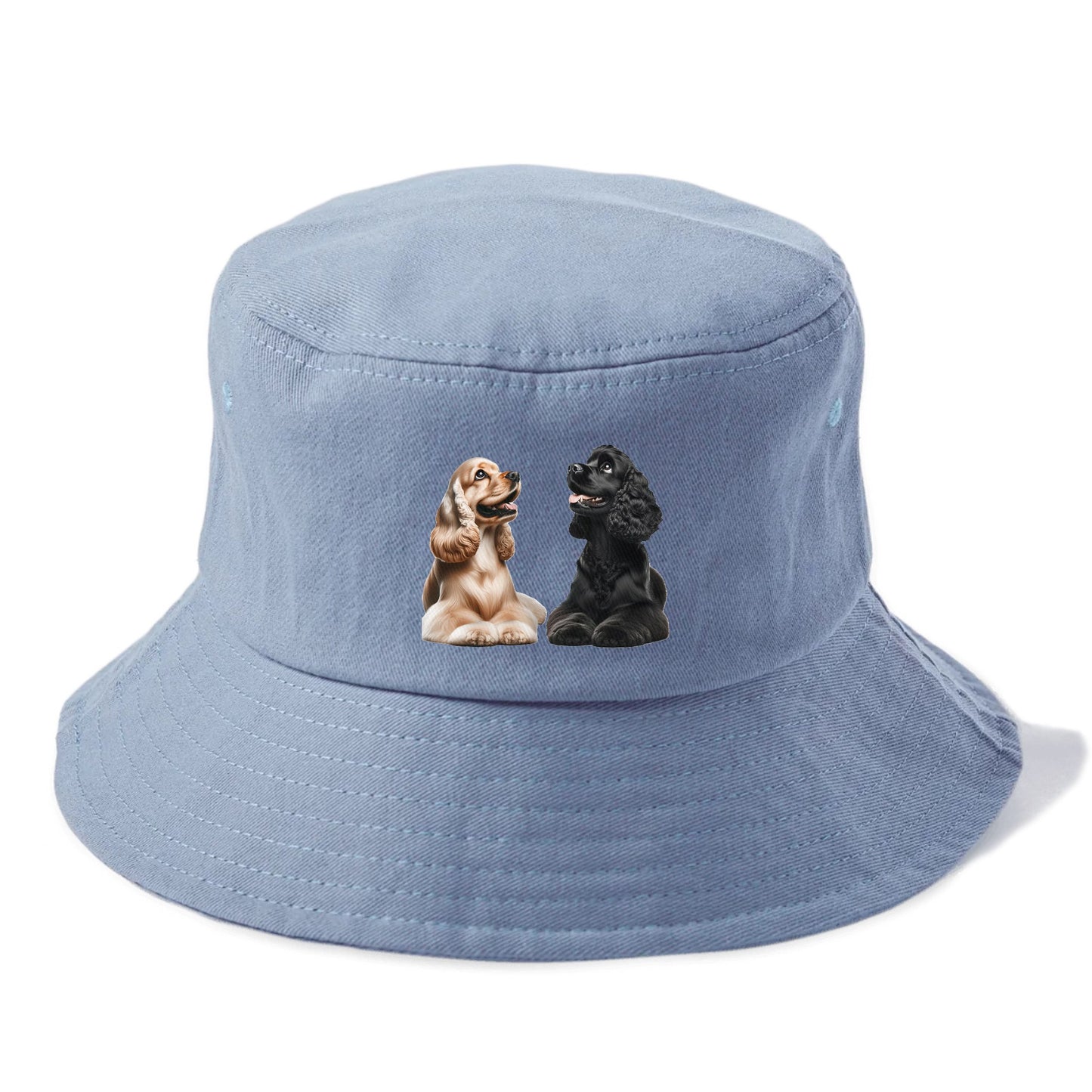 golden and black cocker spaniels Hat