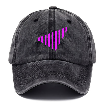 Retro 80s Triangle Purple Hat