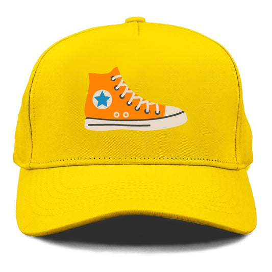 Retro 80s Converse Shoe Orange Hat