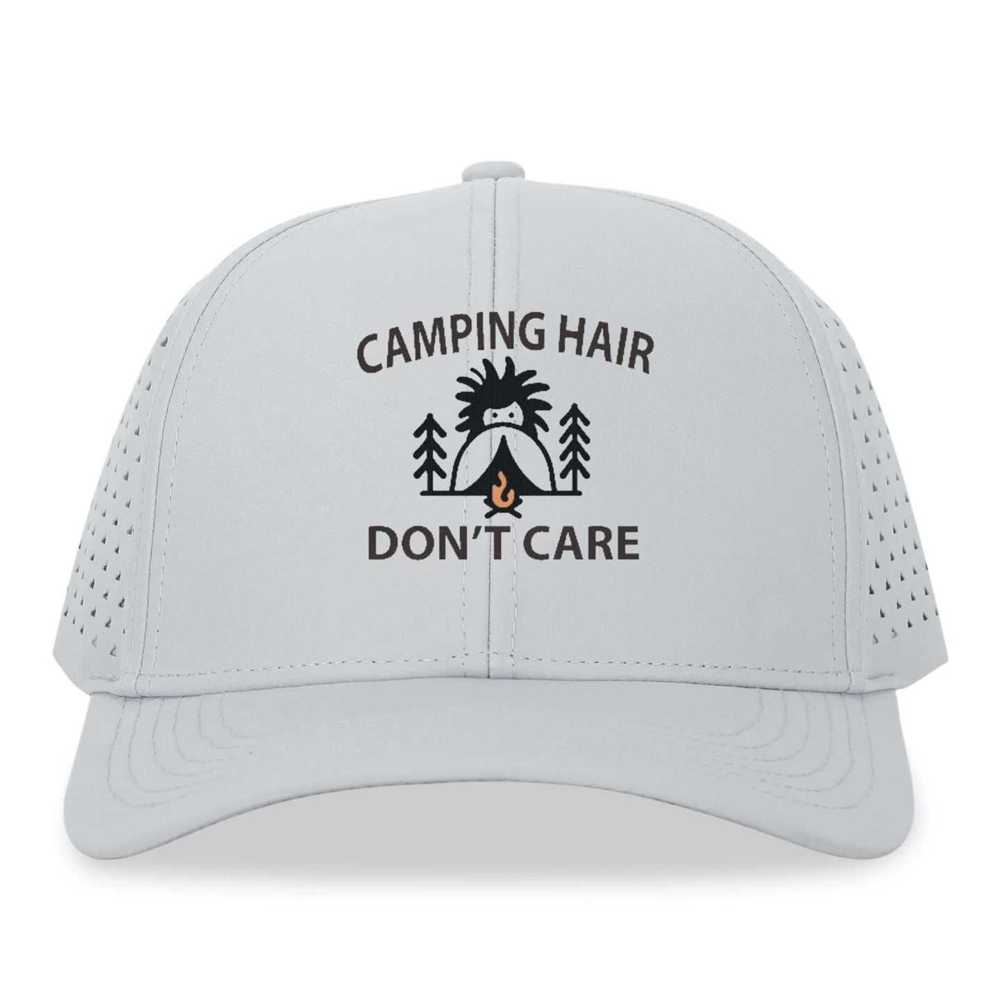 camping hair don't care Hat