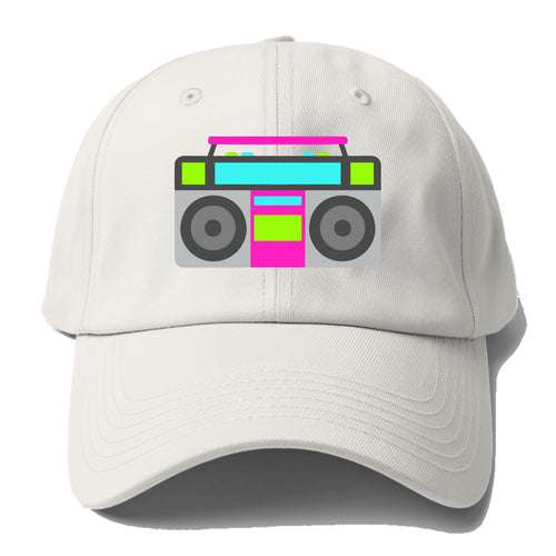 Retro 80s Boombox Baseball Cap