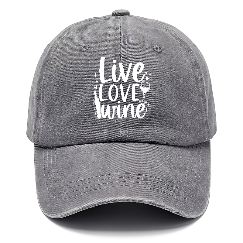 live love wine Hat