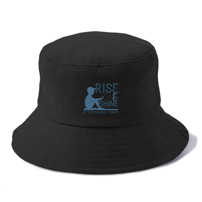 Rise & Shine it's fishing time Hat