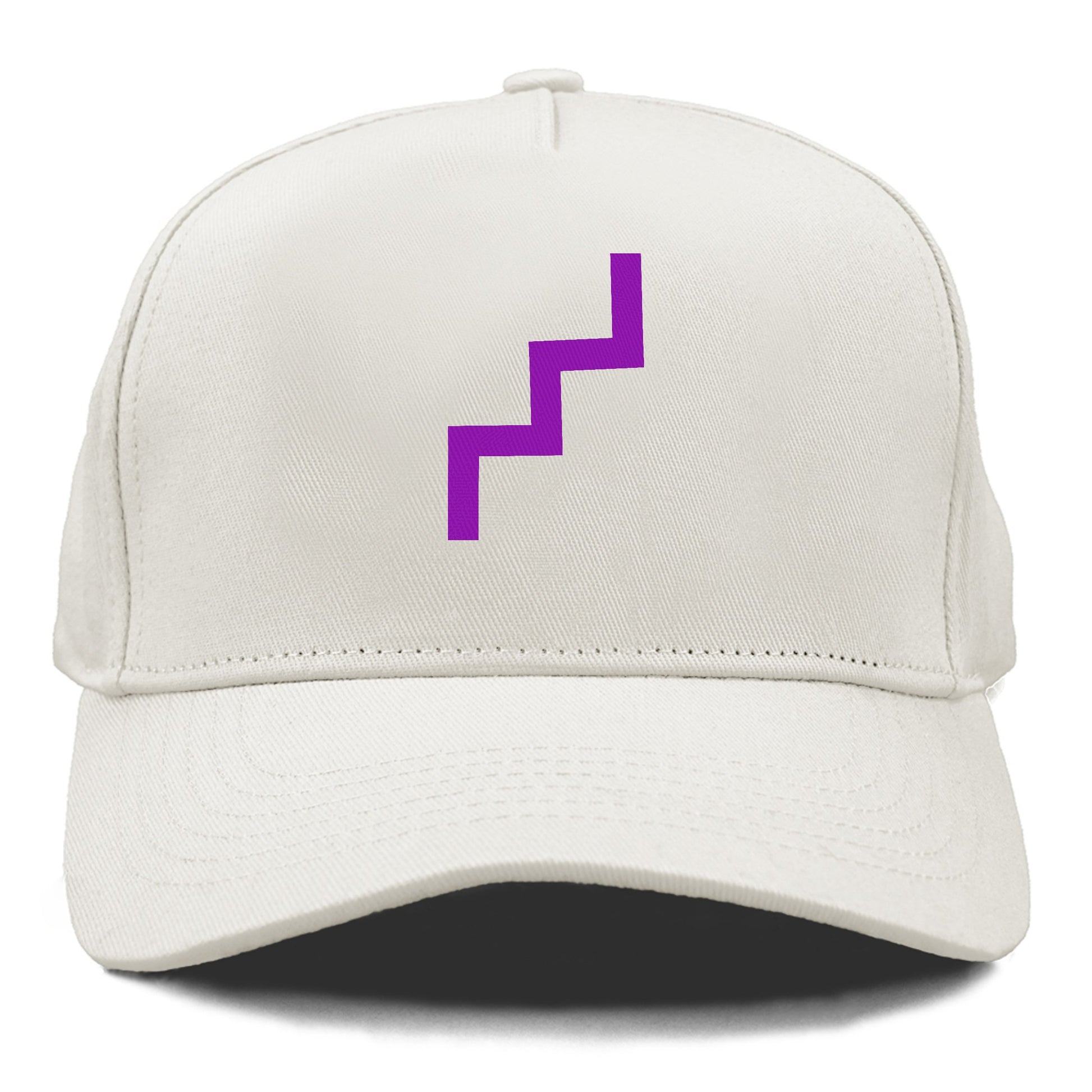 Retro 80s Zig Zag Purple Hat