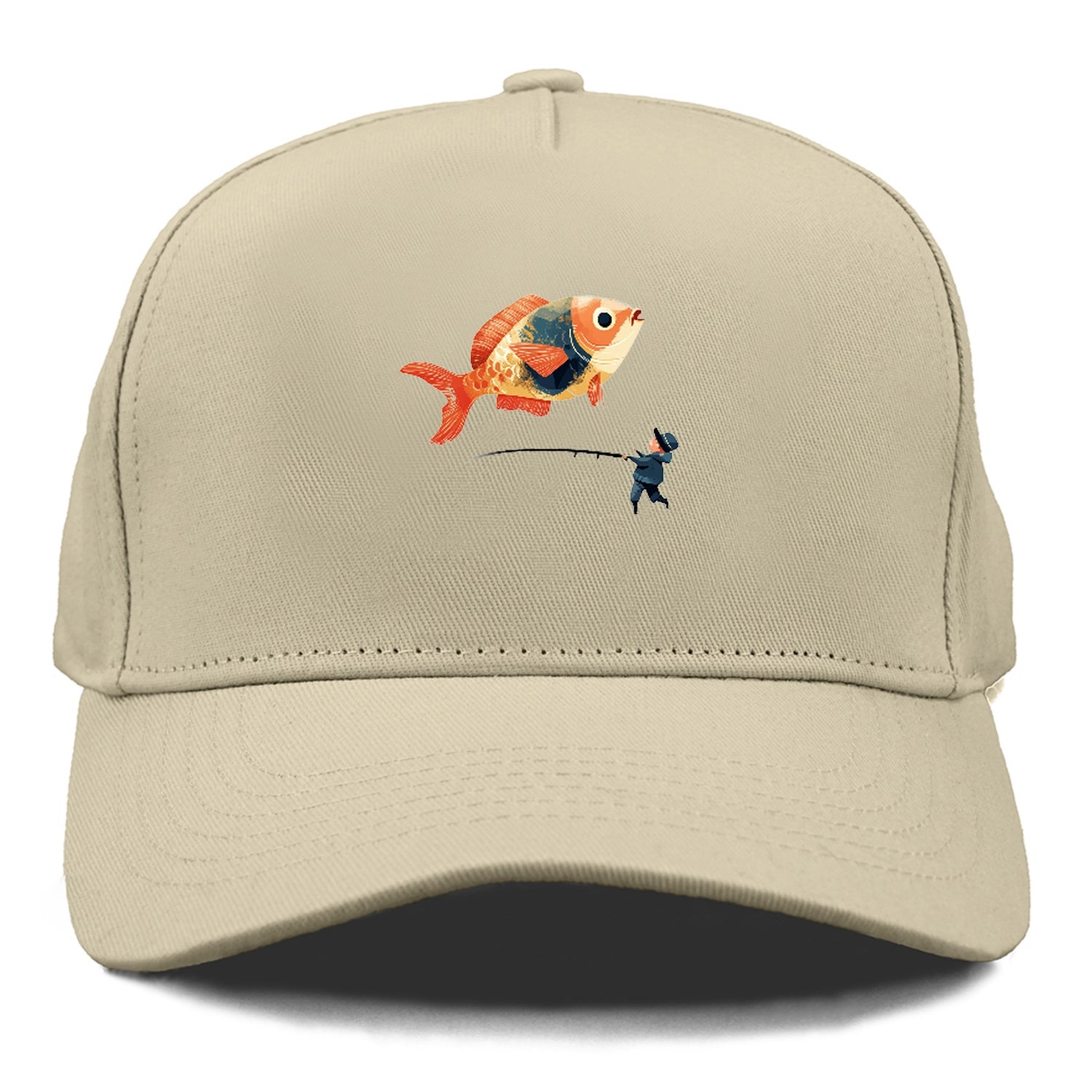 Big Catch  Man and Fish Hat